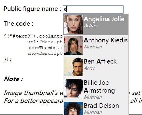 jQuery Cool Auto-Suggest